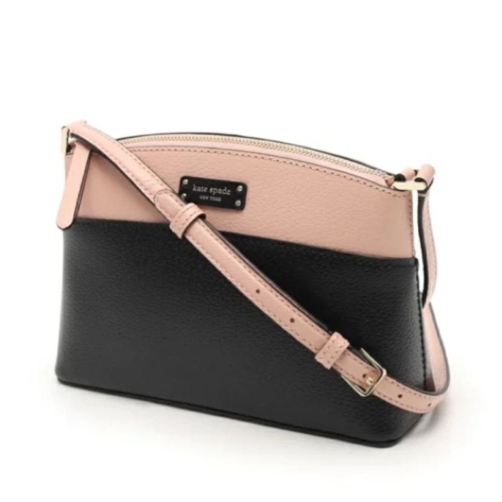 Kate Spade Jeanne Crossbody Bag. Black/ Blush - Picture 1 of 10